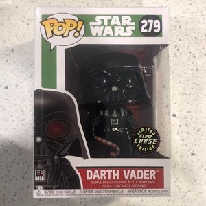 Darth Vader Christmas Glow in the Dark Candy Cane Chase Funko Pop Star Wars GITD